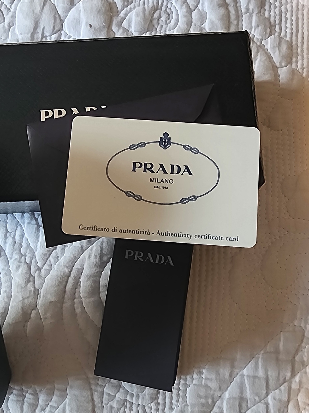 Vintage Prada Oversized Shield Sunglasses in Black - Picture 3 of 14